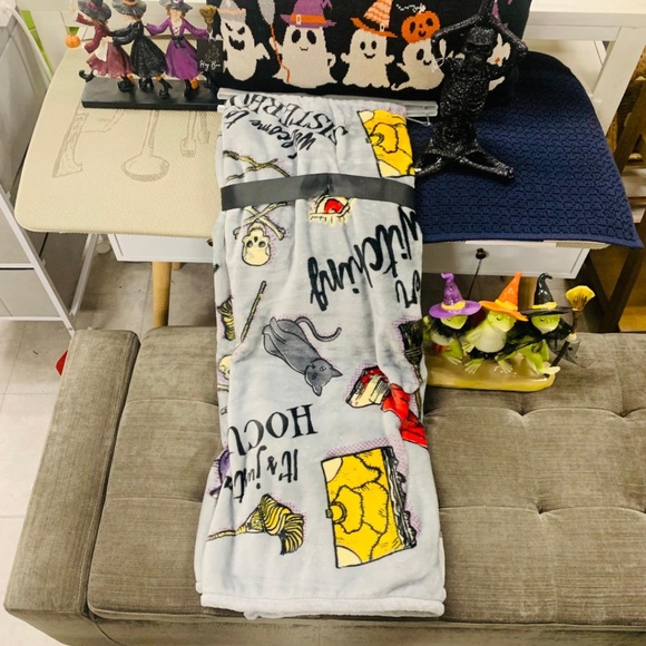 Disney Hocus Pocus Throw Blanket 50in X 70 in - Picture 8 of 9